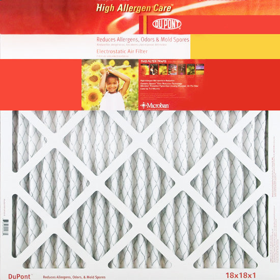 14x25x1 DuPont High Allergen Air Filter